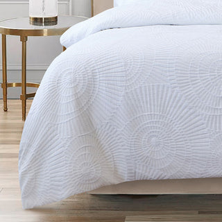 Byron White Quilt Cover Set by Bianca