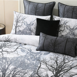 Bianca Buck Quilt Cover Set Grey