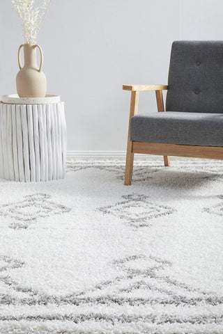 Casablanca Temara Rug (White) by Rug Culture