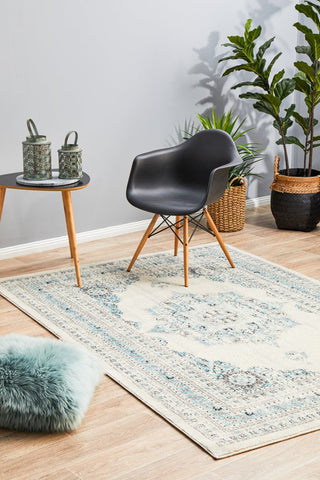 Century 922 Rug (White) by Rug Culture