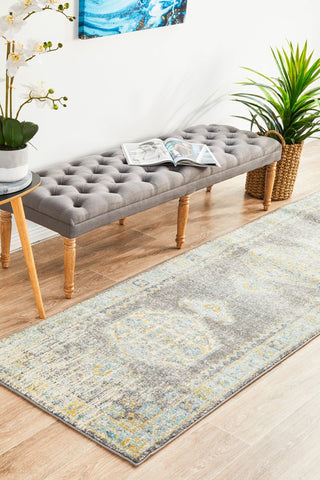 Century 944 Runner Rug (Grey) by Rug Culture