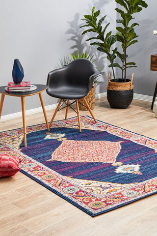 Century 966 Rug (Royal Blue) by Rug Culture