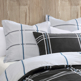 Charlie Black Quilt Cover Set by Logan & Mason