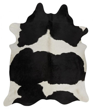Premium Brazilian Cowhide Rug (Black White) by Rug Culture