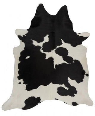 Premium Brazilian Cowhide Rug (Black White) by Rug Culture