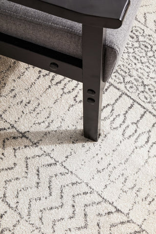 Chrome Harper Runner Rug (Silver) by Rug Culture