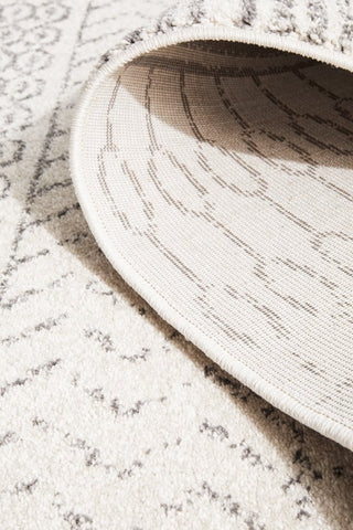 Chrome Harper Runner Rug (Silver) by Rug Culture