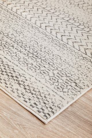 Chrome Harper Rug (Silver) by Rug Culture