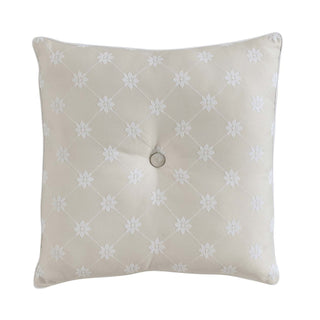 Chantilly Linen Square Cushion by Private Collection