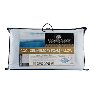 Cool Gel Memory Foam Pillow by Logan and Mason