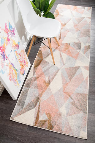 Dimensions 425 Runner Rug (Blush) by Rug Culture