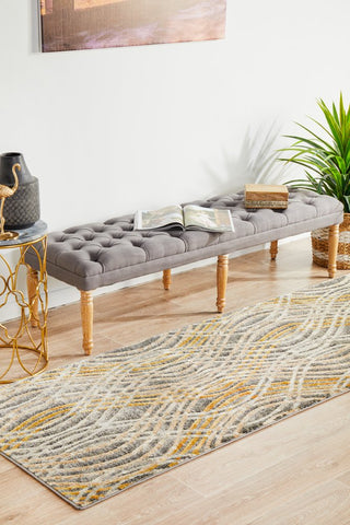 Dream Scape 852 Runner Rug (Charcoal) by Rug Culture