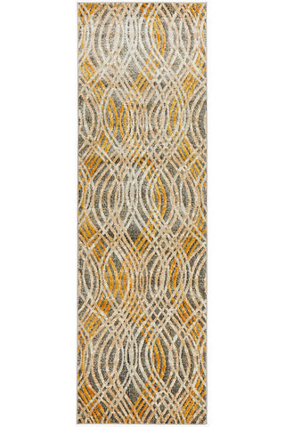 Dream Scape 852 Runner Rug (Charcoal) by Rug Culture