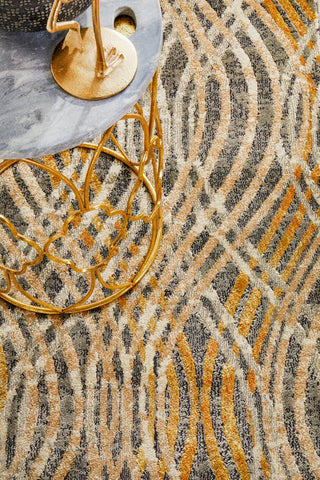 Dream Scape 852 Runner Rug (Charcoal) by Rug Culture