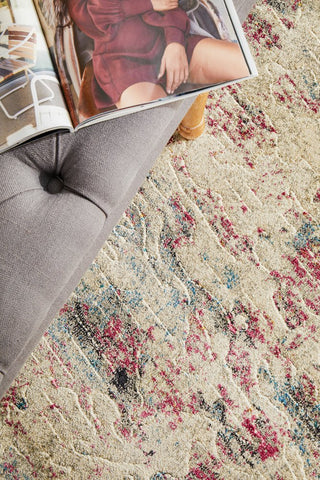 Dream Scape 860 Runner Rug (Stone) by Rug Culture