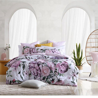 Elodie Blush Quilt Cover Set by Logan & Mason