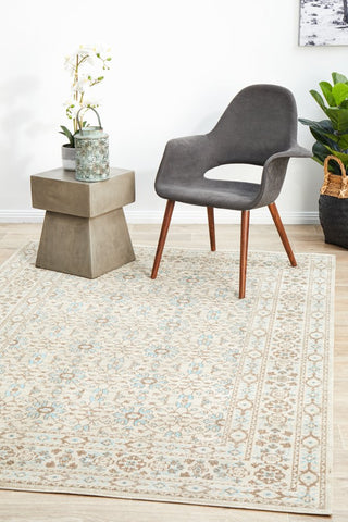 Eternal 911 Rug (Bone) by Rug Culture
