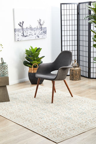 Eternal 911 Rug (Bone) by Rug Culture