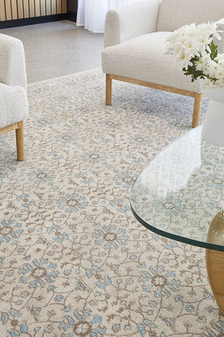 Eternal 911 Rug (Bone) by Rug Culture