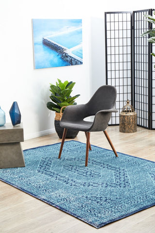 Eternal 912 Rug (Blue) by Rug Culture