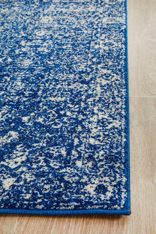 Evoke 252 Runner Rug (Navy) by Rug Culture
