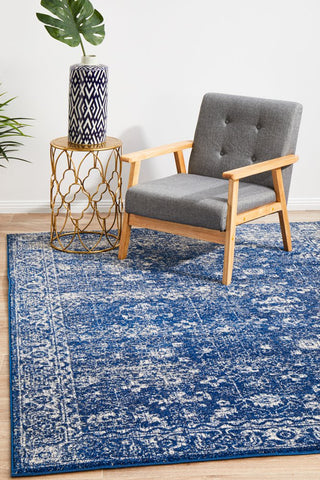 Evoke 252 Rug (Navy) by Rug Culture