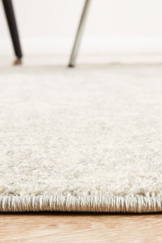 Evoke 252 Round Rug (Silver) by Rug Culture