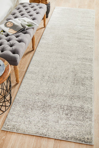 Evoke 252 Runner Rug (Silver) by Rug Culture