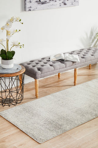 Evoke 252 Runner Rug (Silver) by Rug Culture