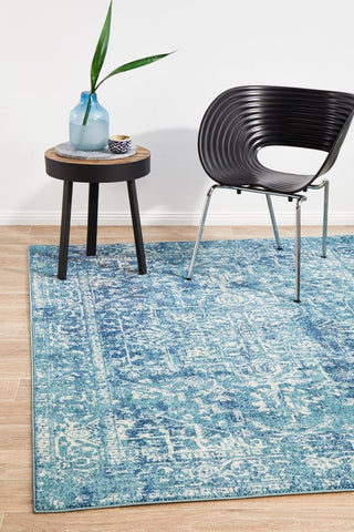 Evoke 253 Rug (Blue) by Rug Culture