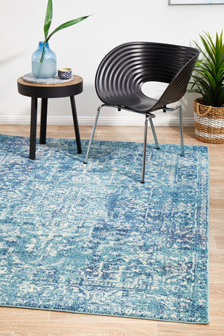 Evoke 253 Rug (Blue) by Rug Culture