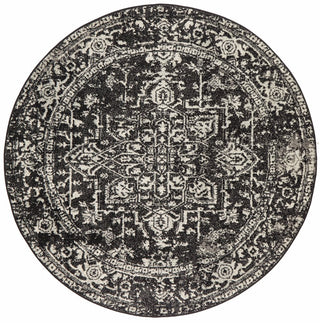 Evoke 253 Round Rug (Charcoal) by Rug Culture