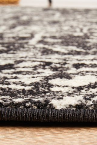 Evoke 253 Round Rug (Charcoal) by Rug Culture
