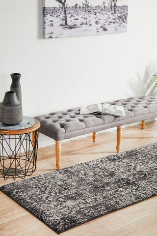 Evoke 253 Runner Rug (Charcoal) by Rug Culture