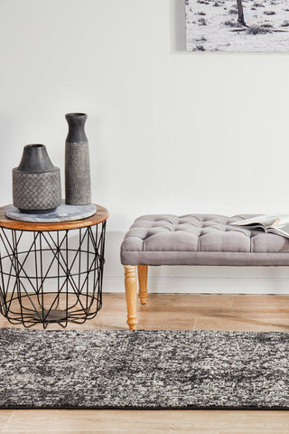 Evoke 253 Runner Rug (Charcoal) by Rug Culture