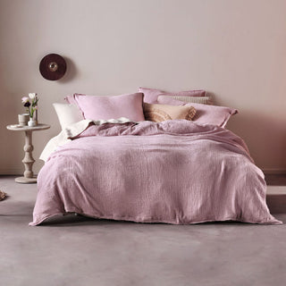Elysian Orchid Quilt Cover Set by Linen House