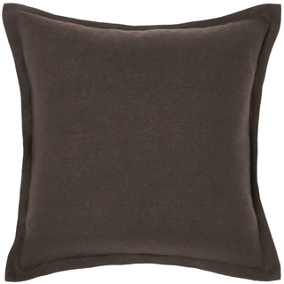 Nimes Espresso Linen Tailored Cushion 48 x 48cm by Linen House