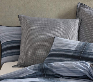 Georgio Navy Quilt Cover Set by Logan & Mason