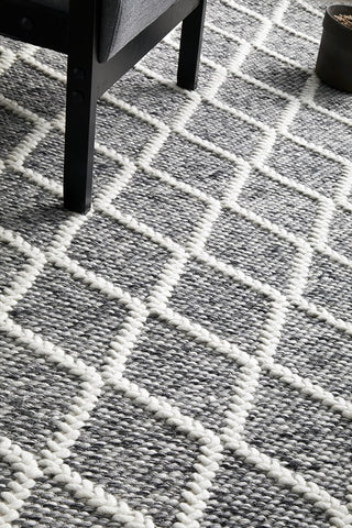 Huxley Rug (Grey) by Rug Culture