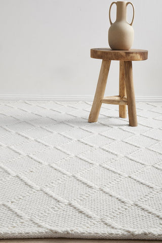 Huxley Rug (White) by Rug Culture