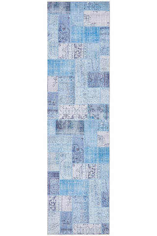 Illusions 121 Runner Rug (Denim) by Rug Culture