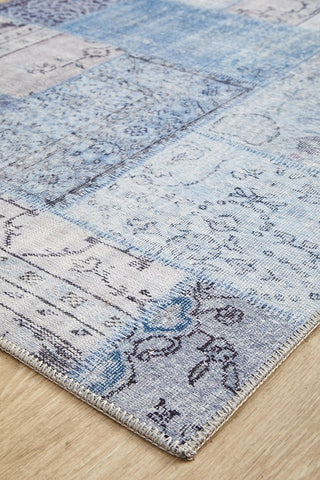 Illusions 121 Runner Rug (Denim) by Rug Culture