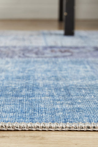 Illusions 121 Runner Rug (Denim) by Rug Culture