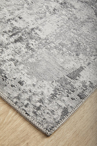Illusions 156 Runner Rug (Silver) by Rug Culture