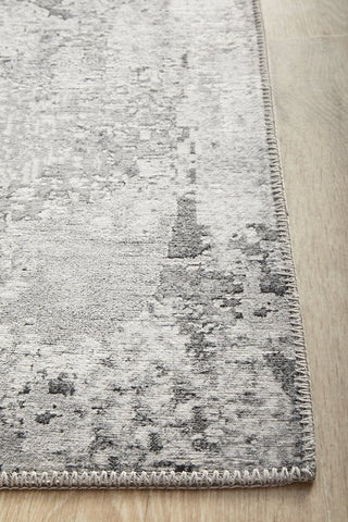 Illusions 156 Runner Rug (Silver) by Rug Culture