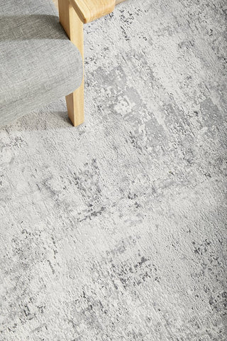 Illusions 156 Runner Rug (Silver) by Rug Culture