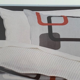 Connor Silver Quilt Cover Set by Logan and Mason
