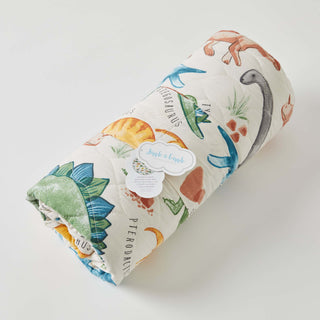 Prehistoric Quilt Cover Set by Jiggle & Giggle