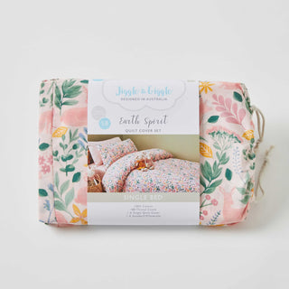 Earth Spirit Quilt Cover Set by Jiggle & Giggle