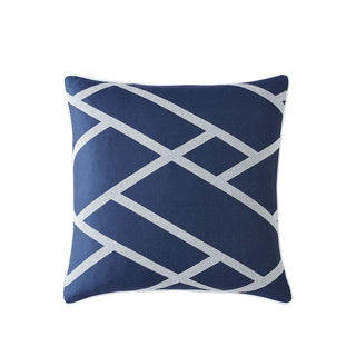 Kennedy Navy European Pillowcase by Private Collection